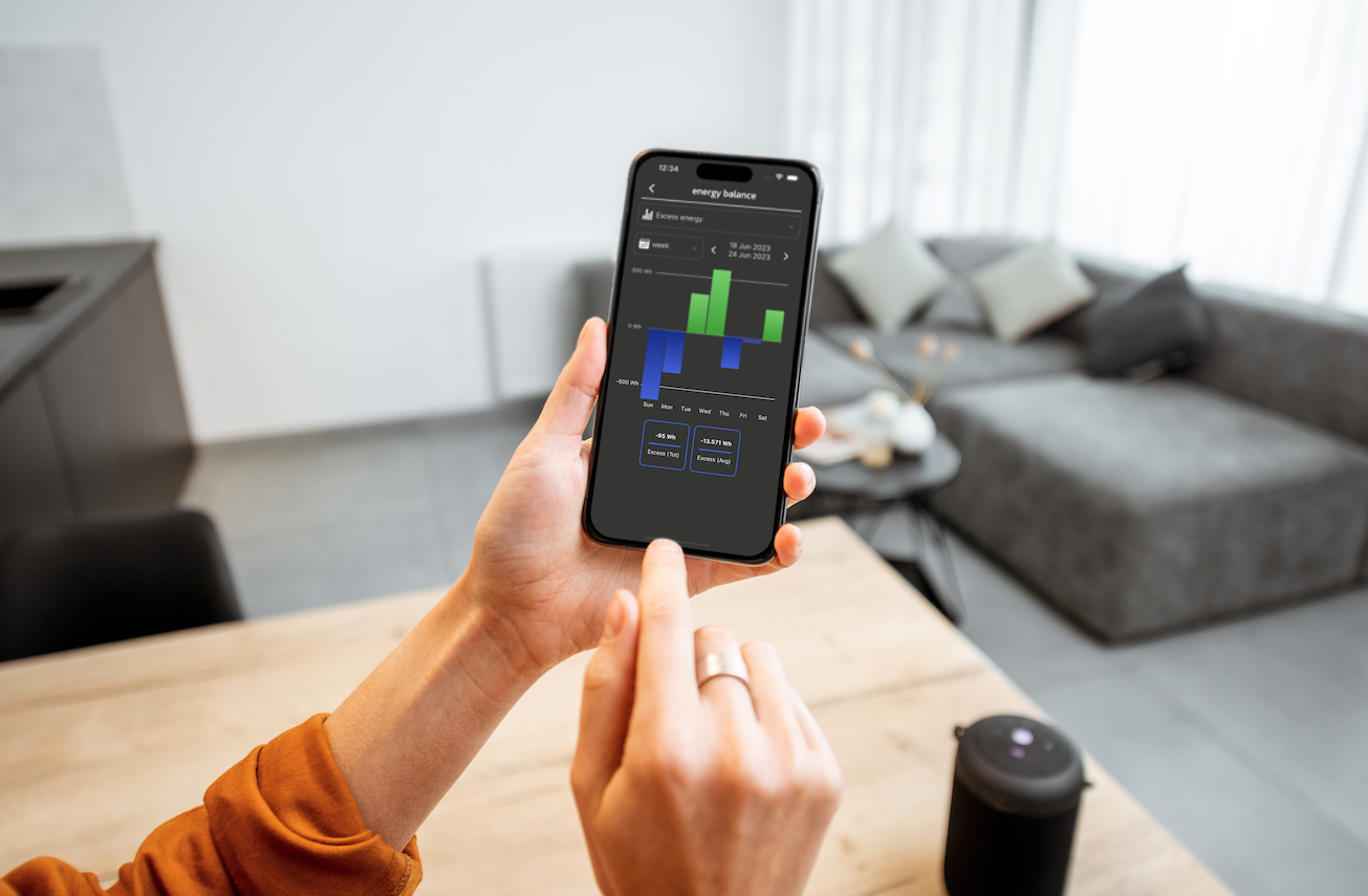 Bilanciamento_energia Controllo del bilanciamento energetico di una casa tramitye l'utilizzo della funzione energia sull'App lares 4.0