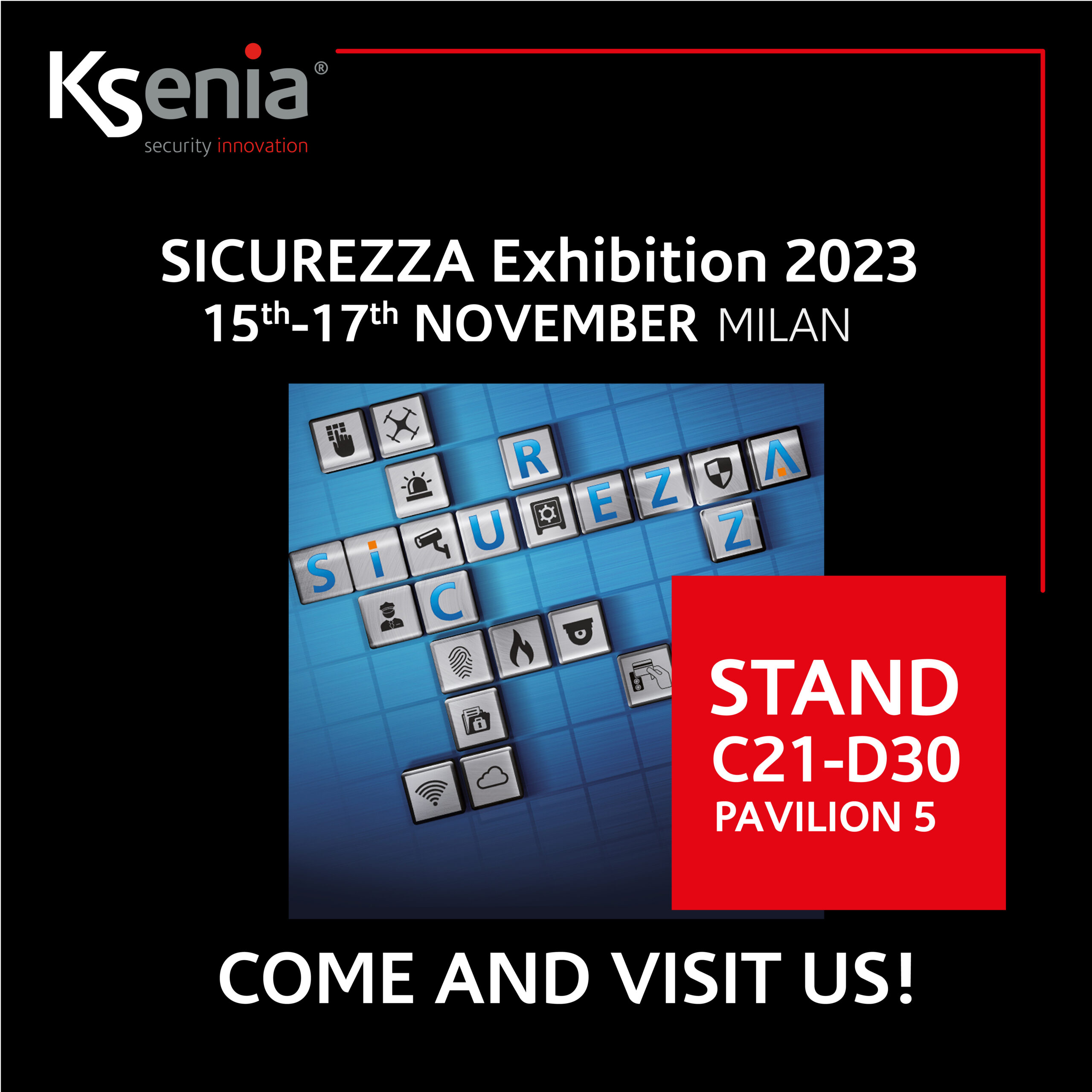 Ksenia Security At Sicurezza 2023 Ehxibition