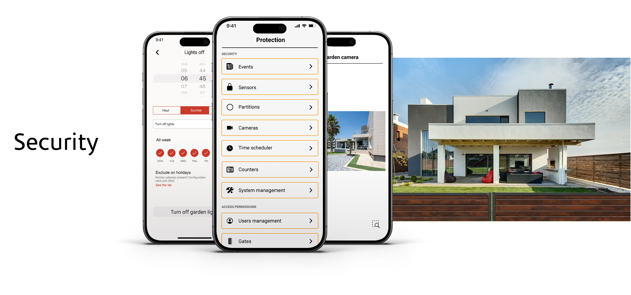 EN_KS_sicurezza A secure home and lares 4.0 app screens