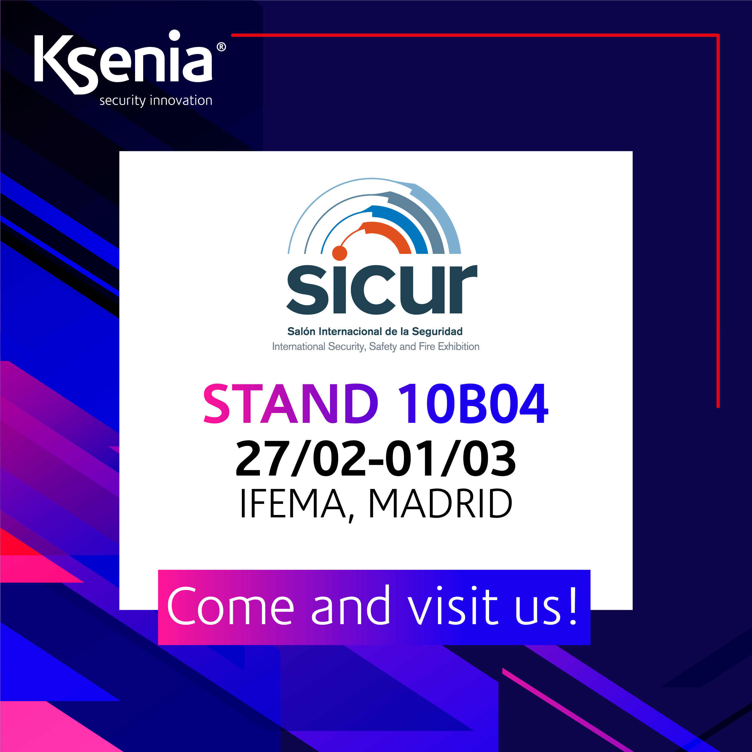 Ksenia Security na Sicur2024