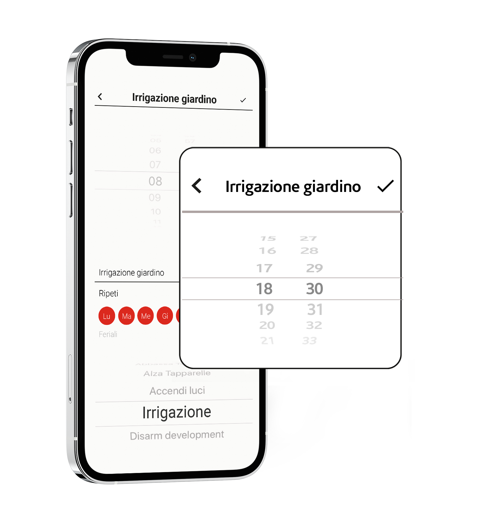 programma l'irrigazione del tuo giardino, lares 4.0 lo farà per te nei giorni e negli orari che tu hai deciso!