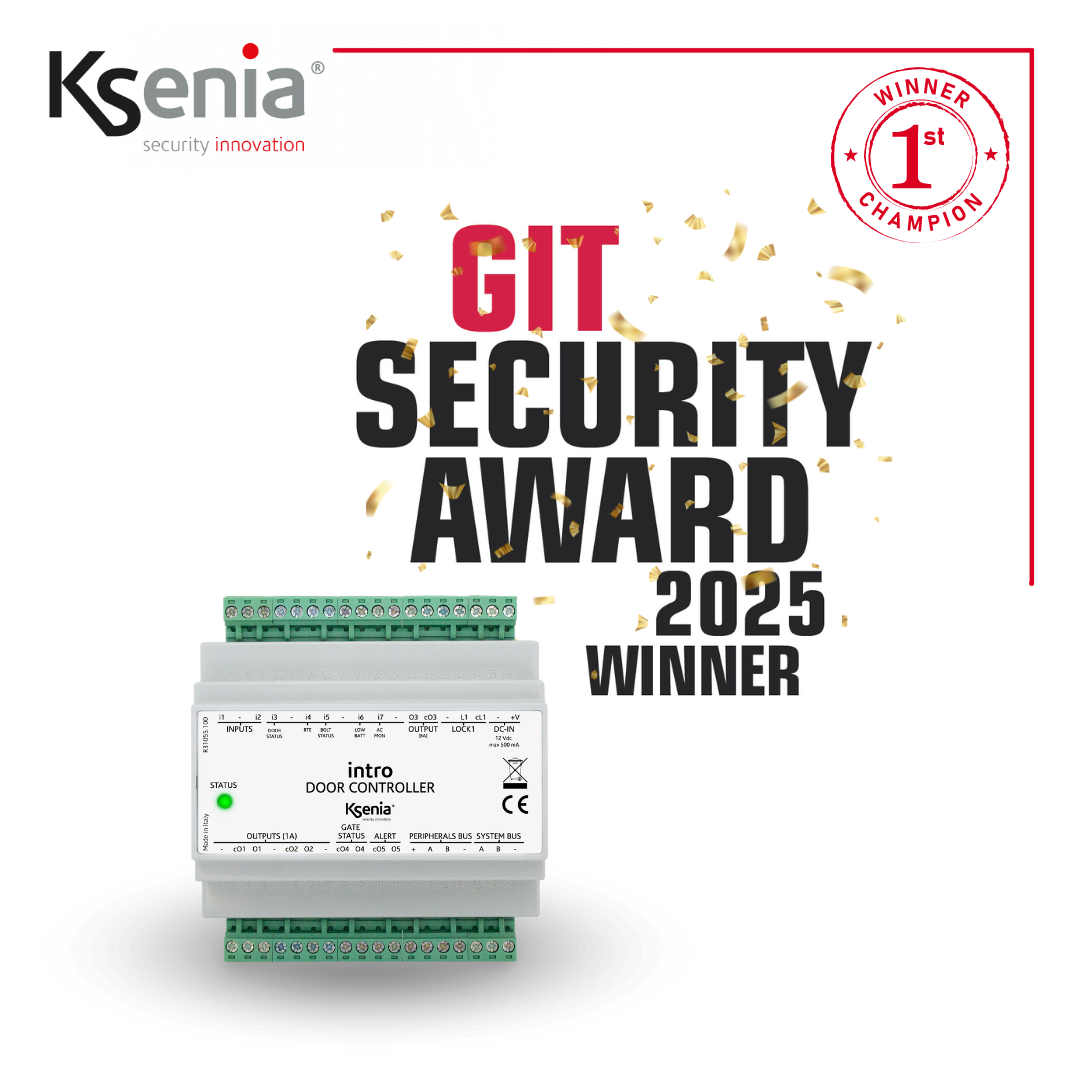 Ksenia Security gewinnt den GIT SECURITY AWARD 2025