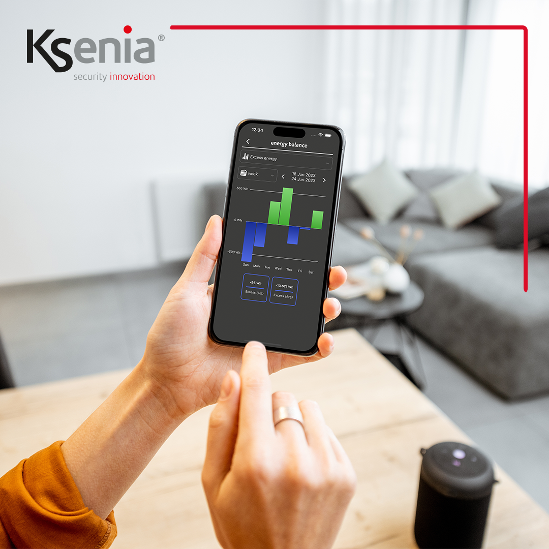 gestisci il consumo e la produzione di energia della tua casa, chiedi al tuo installatore di aggiungere il modulo energia al tuo impianto.