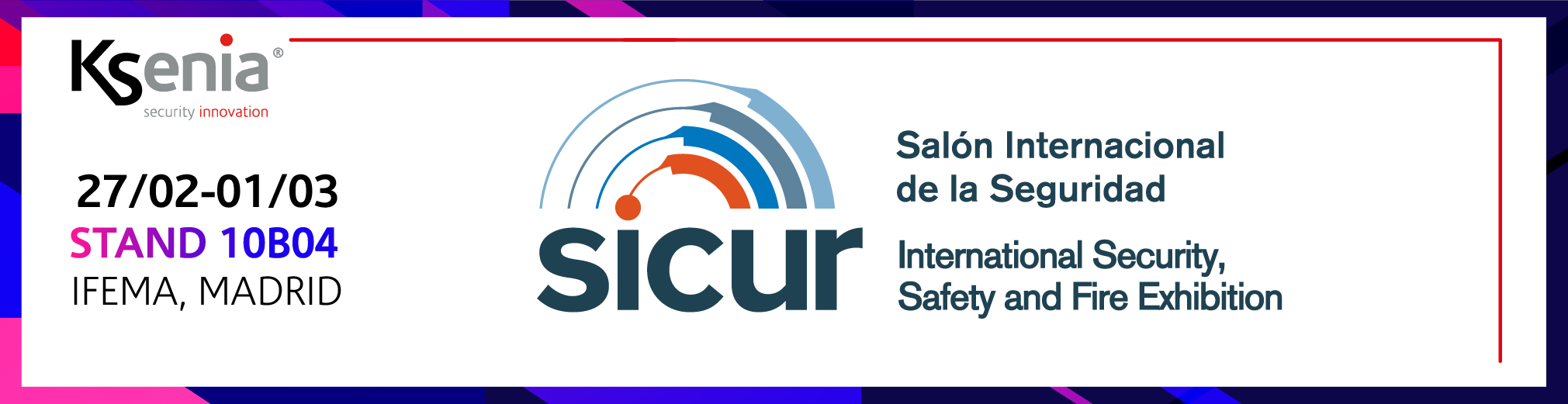 Ksenia Security will be present at Sicur2024