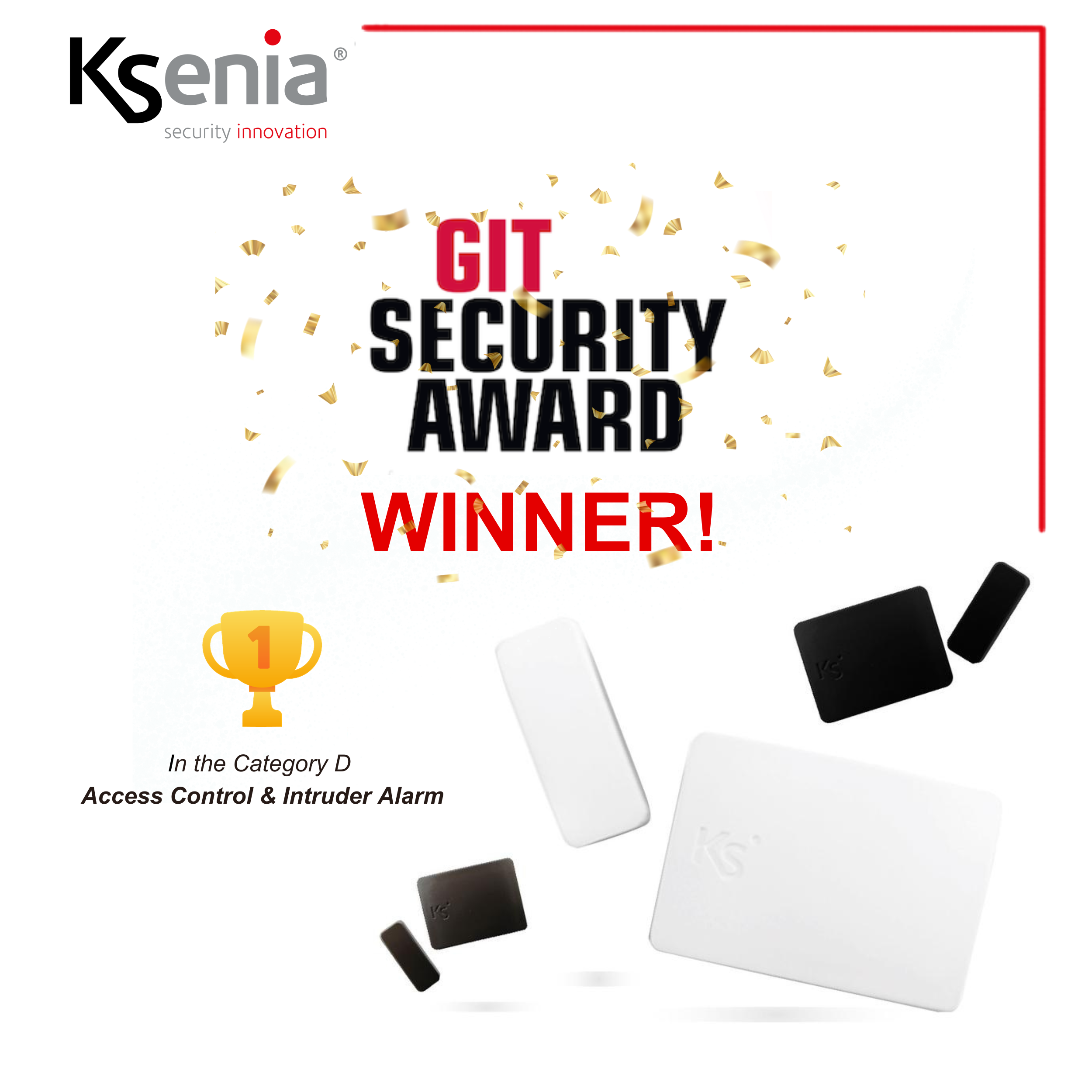 Ksenia Security Vince I GIT Security Award 2023!
