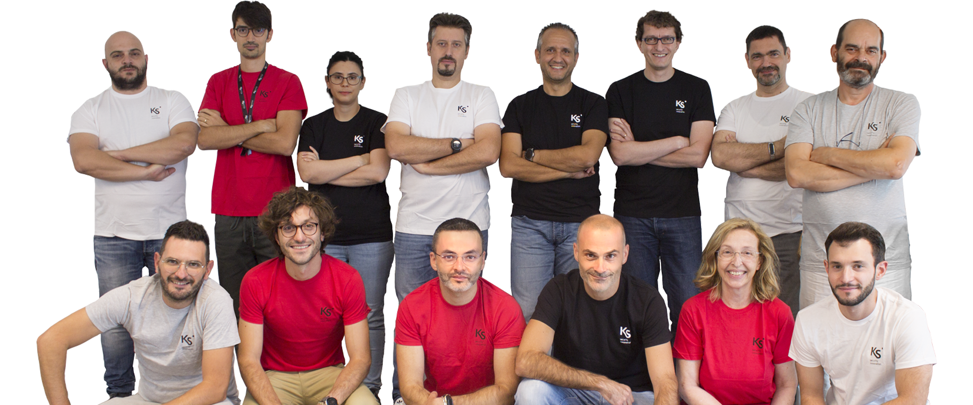 Il team di Ricerca & Sviluppo al completo con i componenti degli uffici di progettazione Hardwar