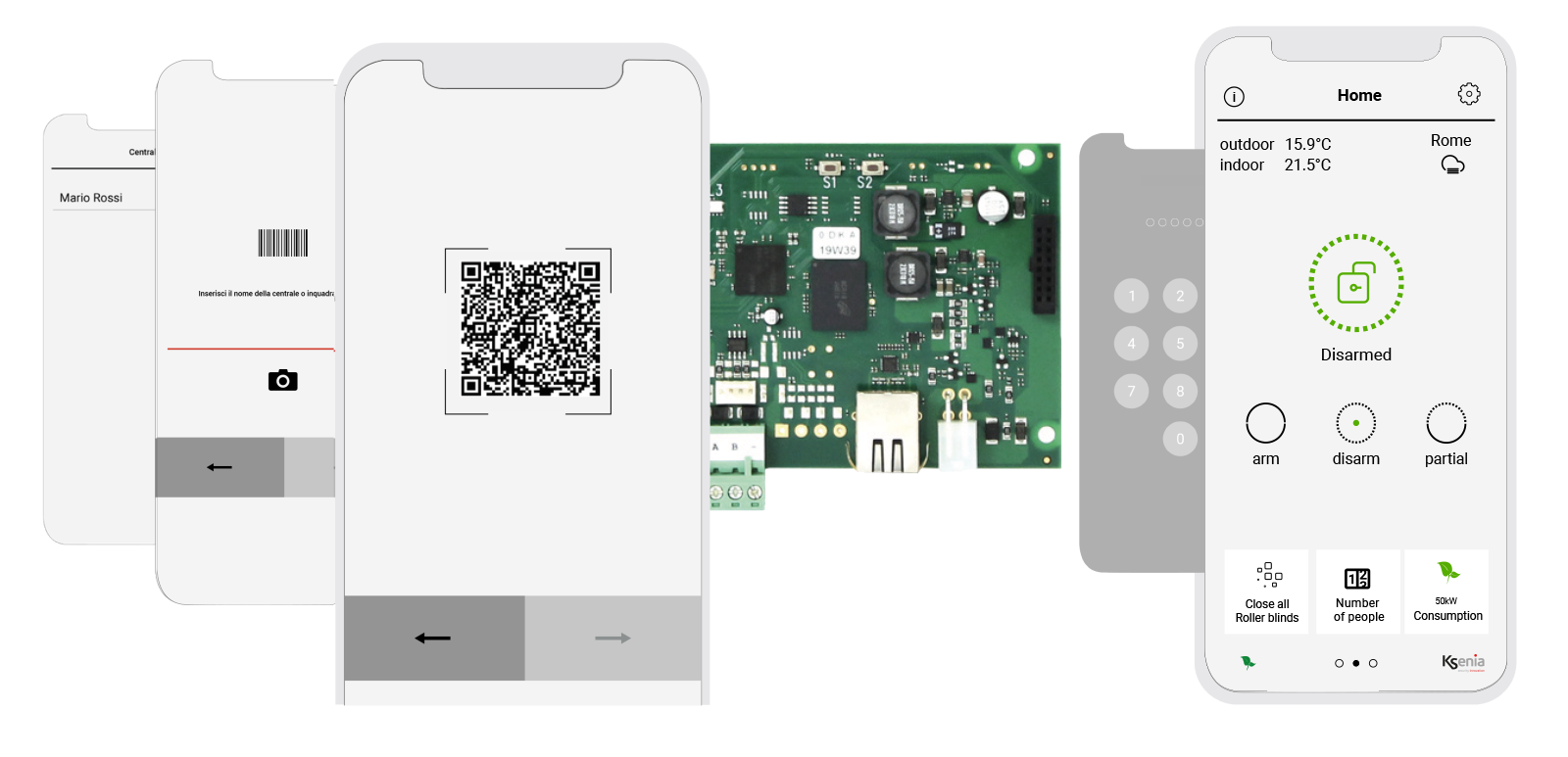 configuration and assignment procedure for the Lares 4.0 control panel